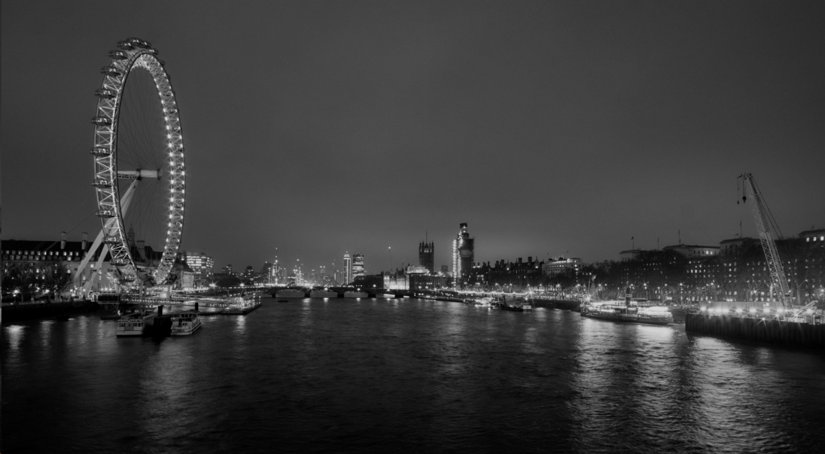 "London at night..."