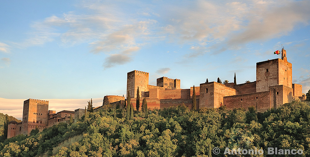 La Alhambra desde la Placeta de los Carvajales