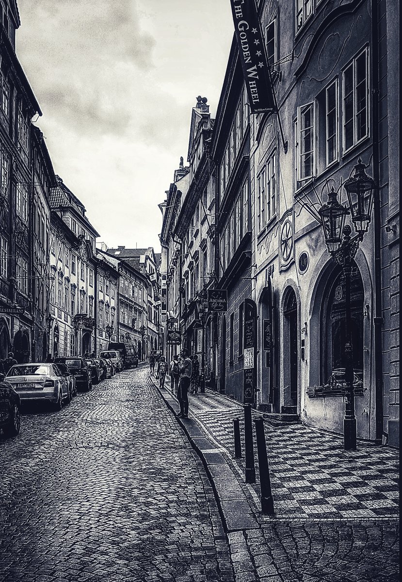 Una calle de Praga