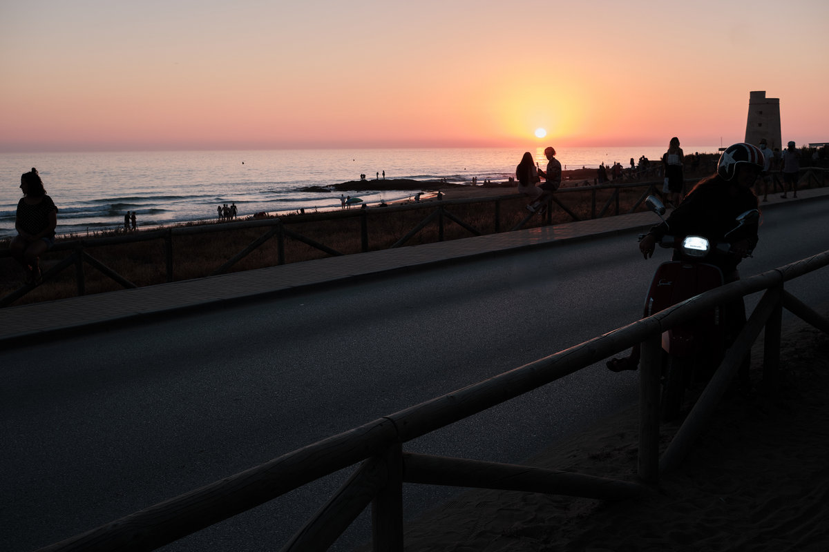 El Palmar atardeciendo II - Cádiz