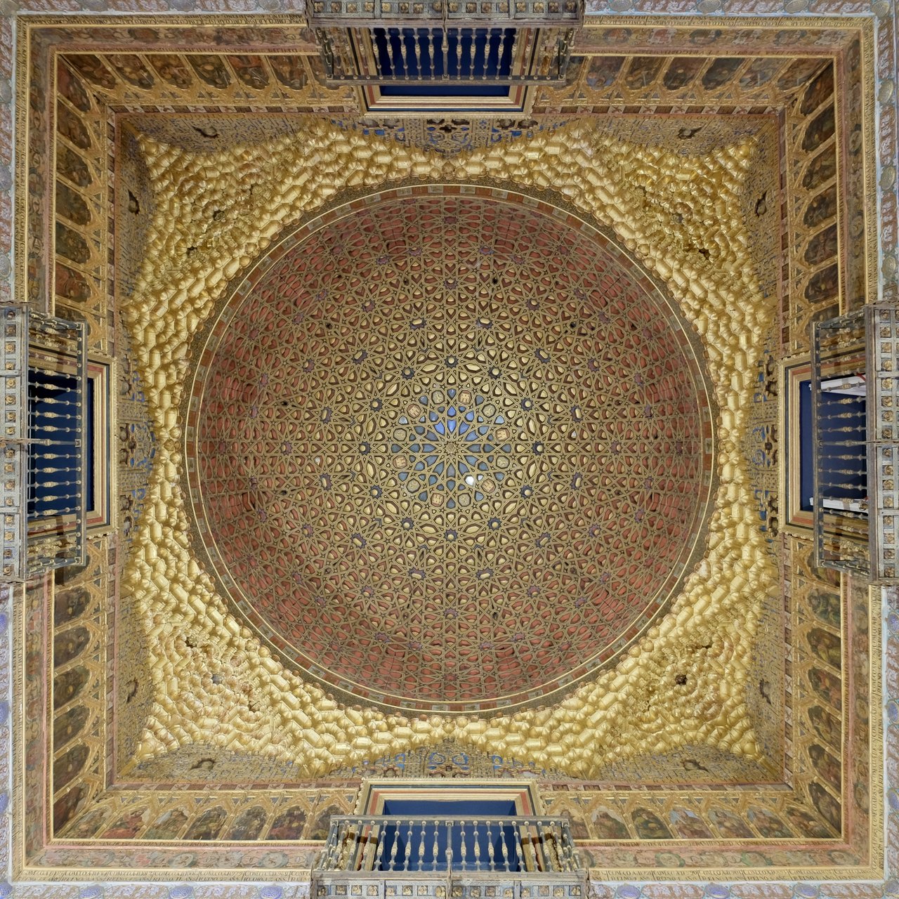 Salon de embajadores, Alcázar de Sevilla.