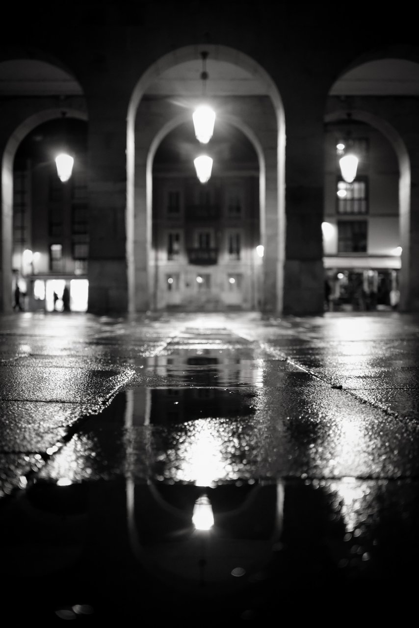 Arcos del ayuntamiento de Gijon