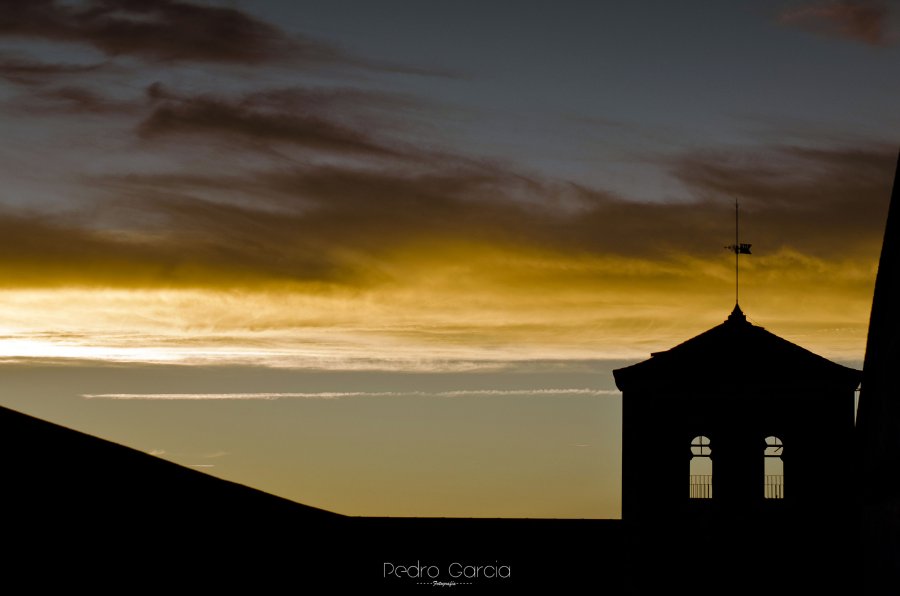 "Atardecer desde mi habitación..."