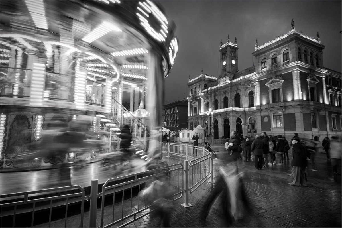 Movimiento en la noche ..