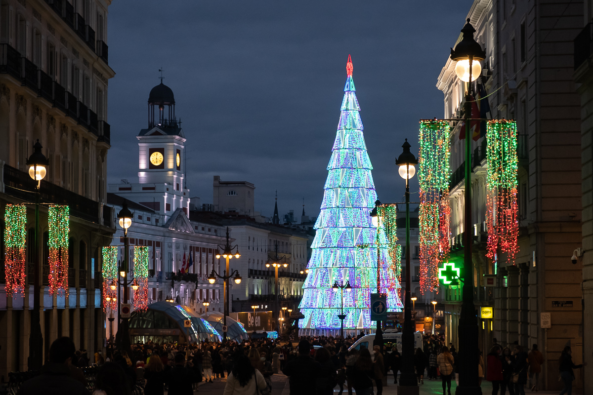 Luces de Navidad, Madrid