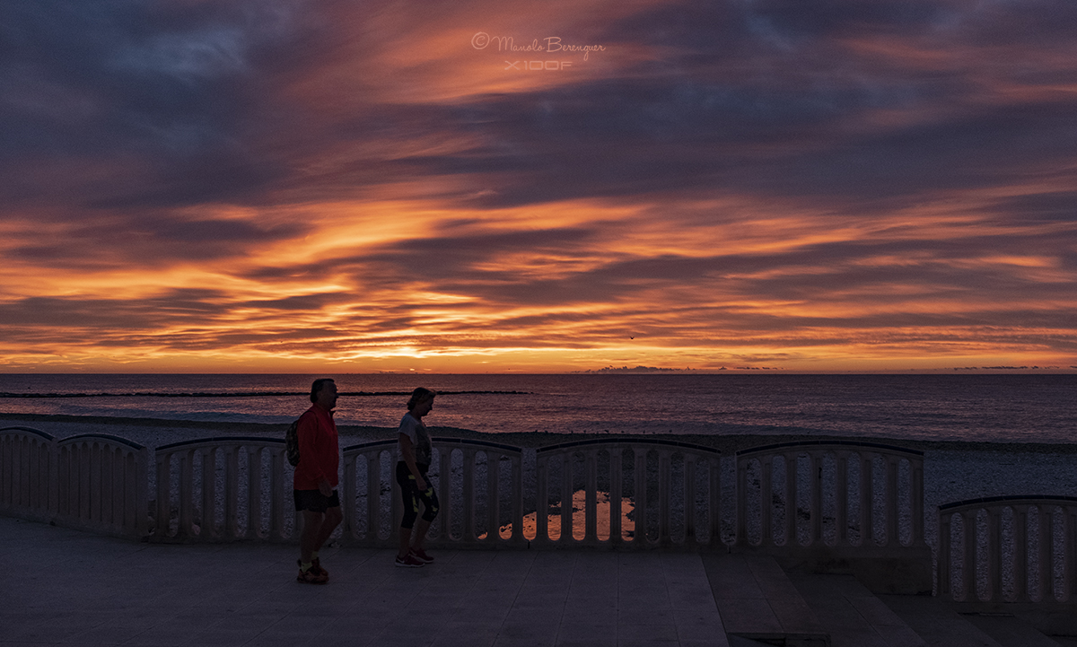 Así amanece hoy en Altea