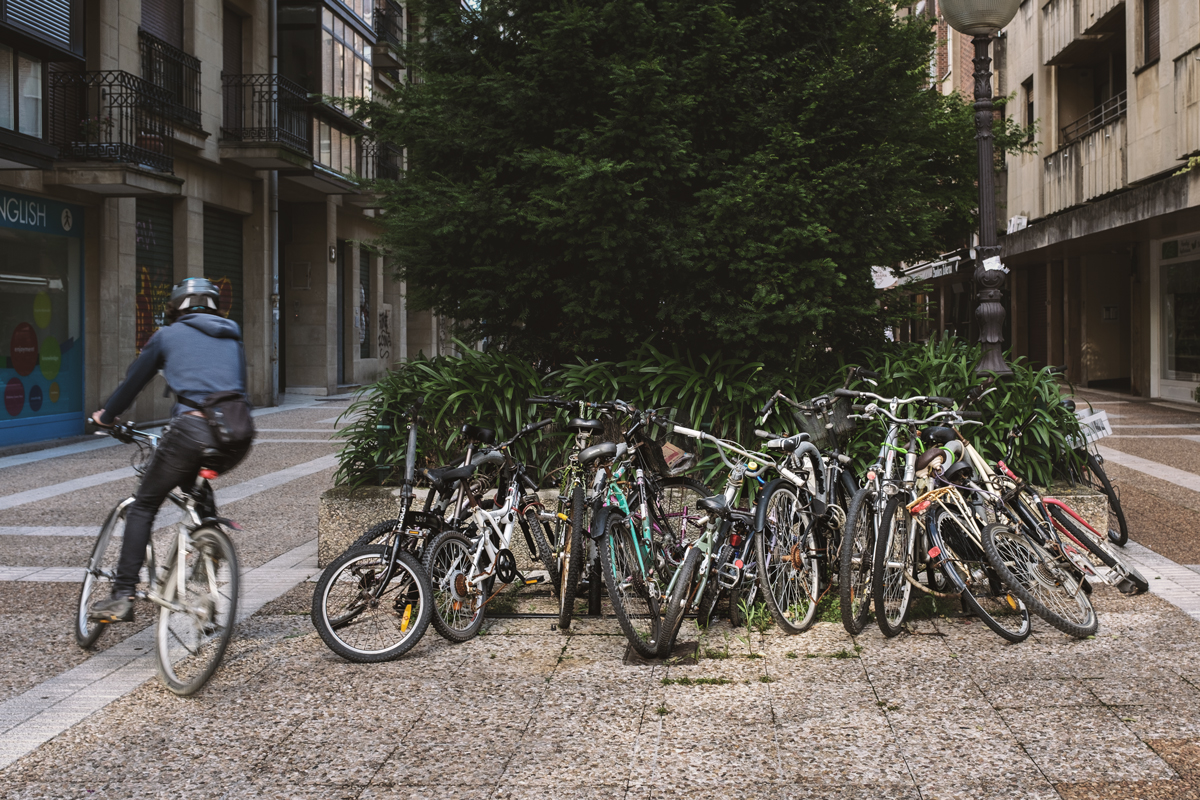 Bicis. San Sebastián, 2020