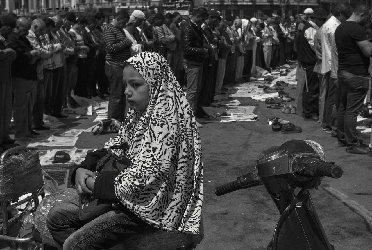 La oración. El Cairo.