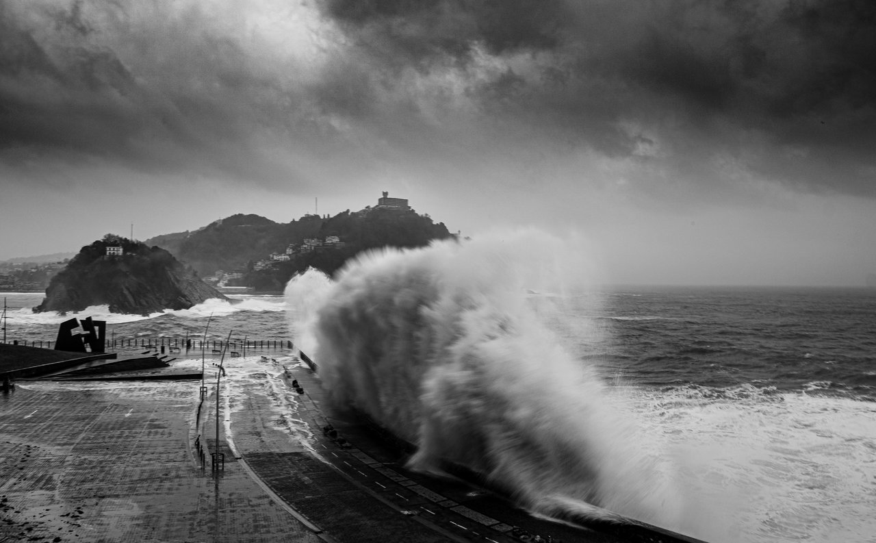 Olas en donosti