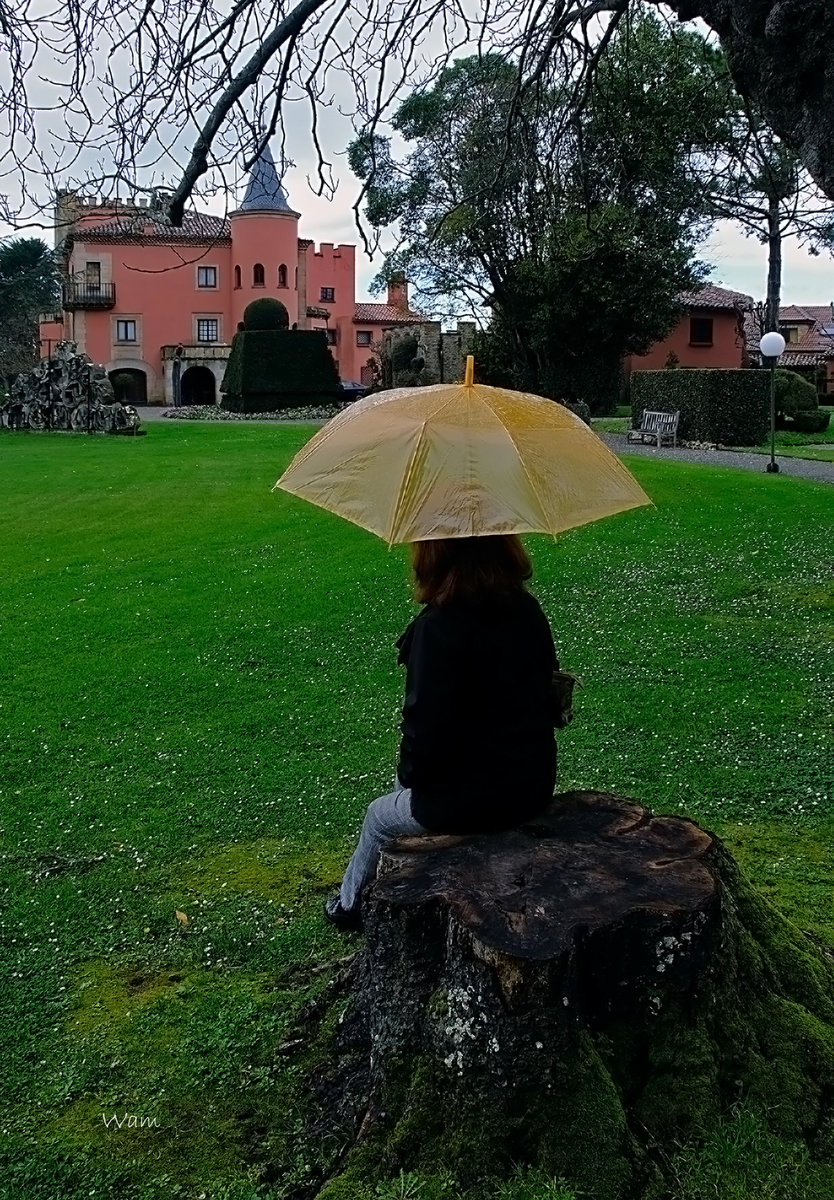 Tarde de lluvia en el museo