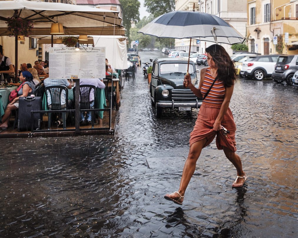 Estilo bajo la lluvia