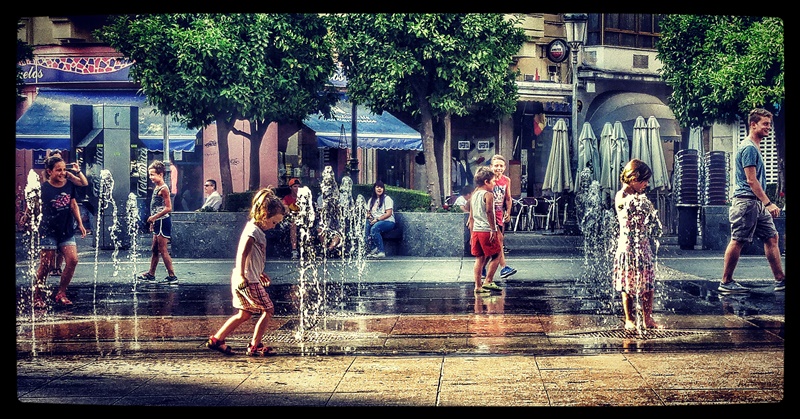 Jugando con agua