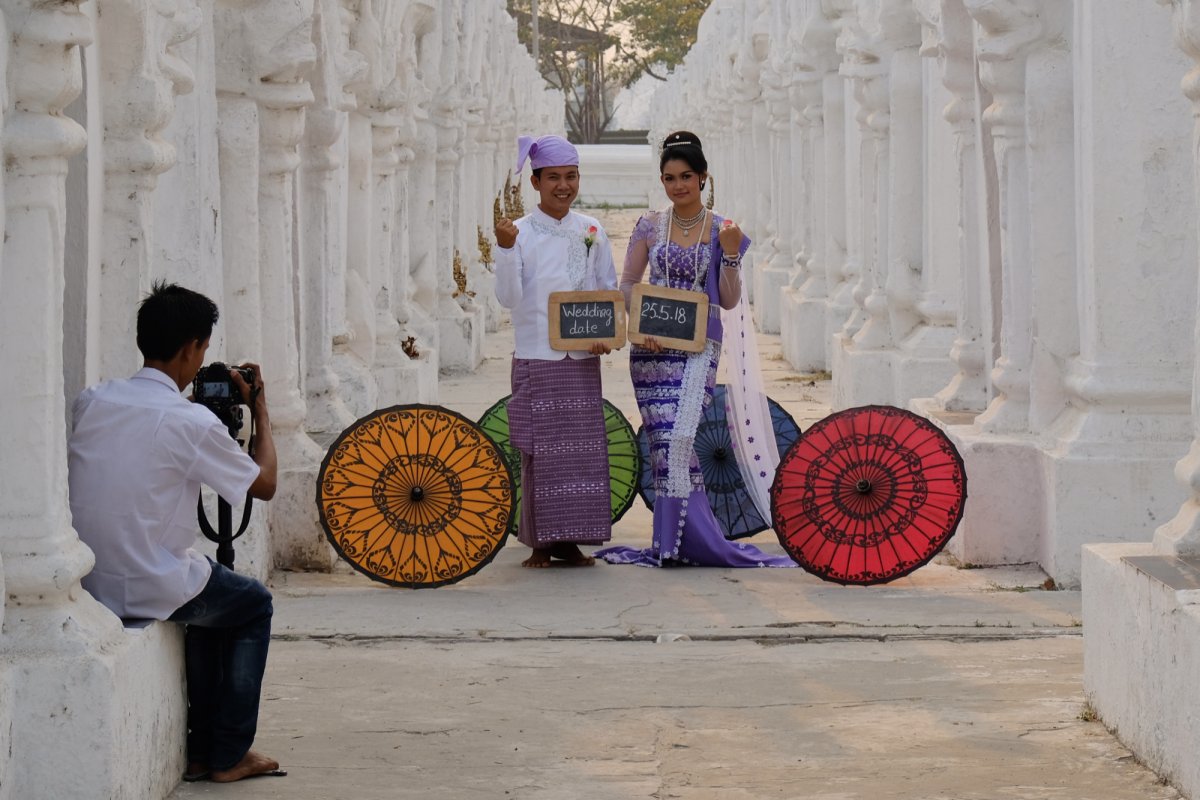 Fotografía preboda en Myanmar