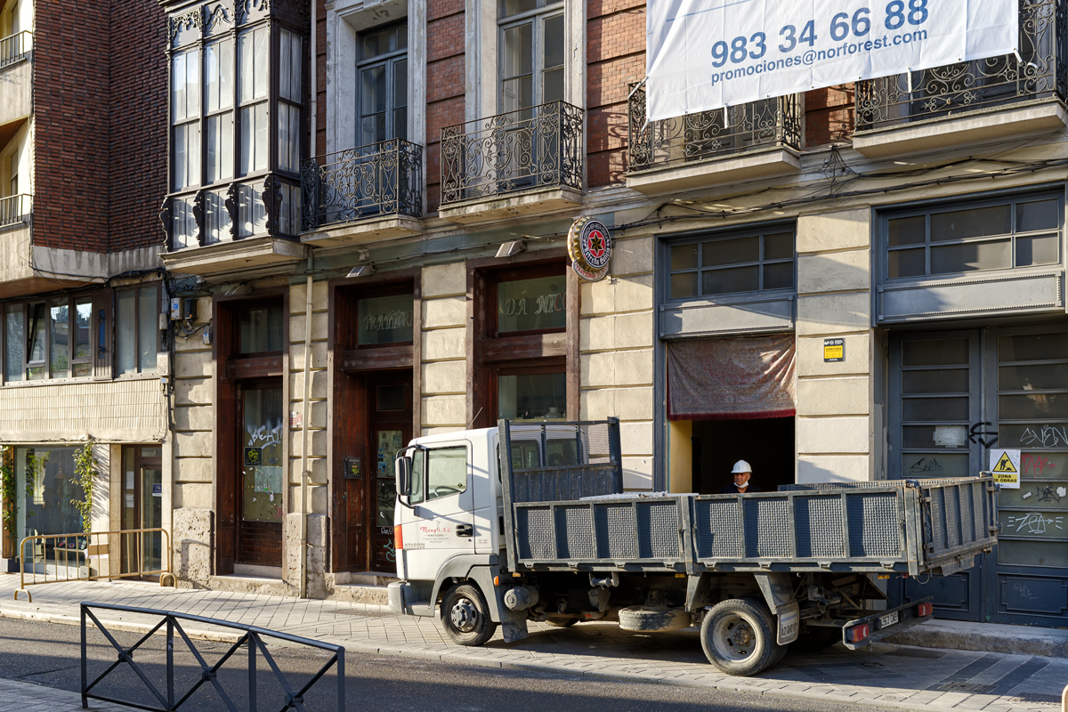 Zona de obras. Valladolid, 2020