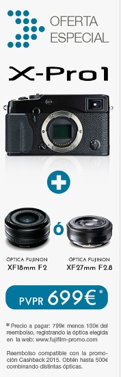 La Fuji X-Pro1 se oferta a precio de derribo: 699€, acompañada de una lente.