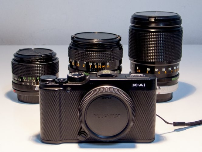 Fuji X-A1 y lentes manuales