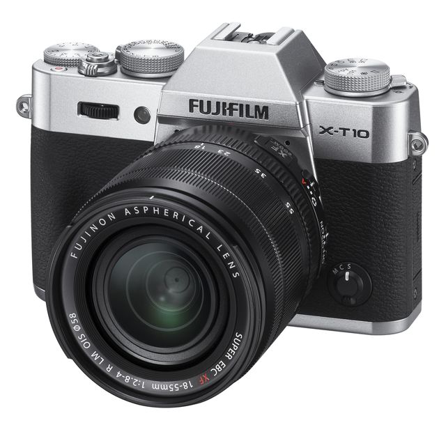 Fujifilm X-T10 plata con 18-55mm