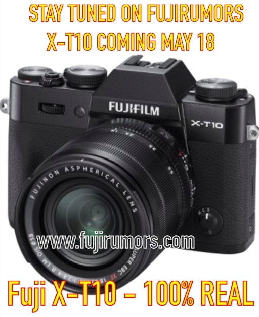 Primera imagen de la Fujifilm X-T10.