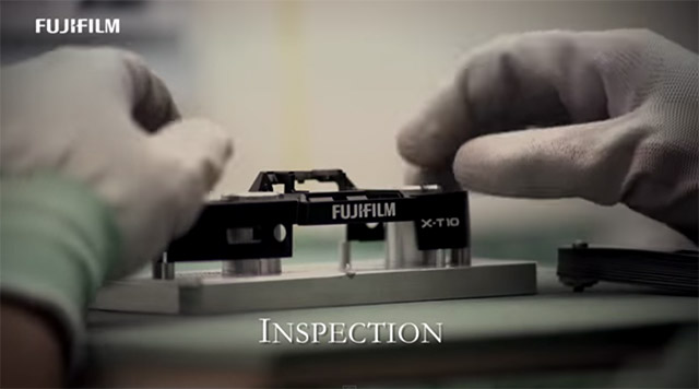 Proceso de fabricación de la Fujifilm X-T10