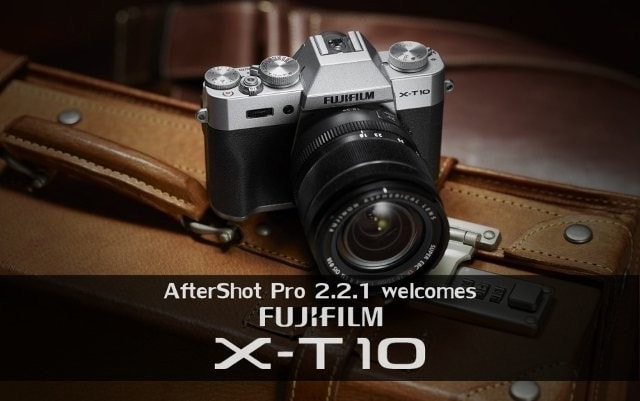 Soporte X-T10 en AfterShot Pro 2
