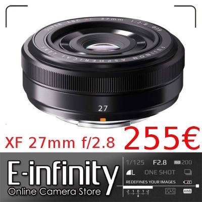 Comprar Fujinon XF 27mm f/2.8 en eBay