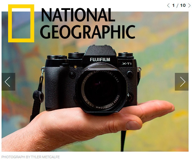 Fujifilm X-T1 cámara viajera de National Geographic.