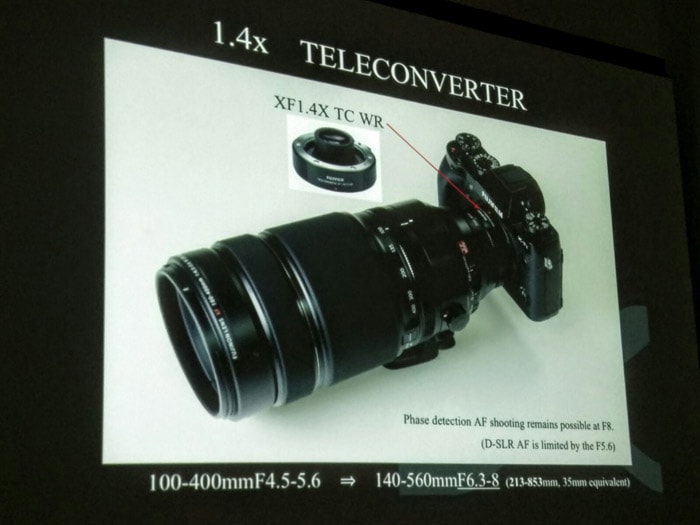 XF 100-400mm con teleconvertidor x1.4. 