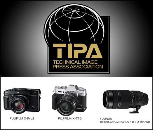 Premios Tipa 2016 para Fujifilm.