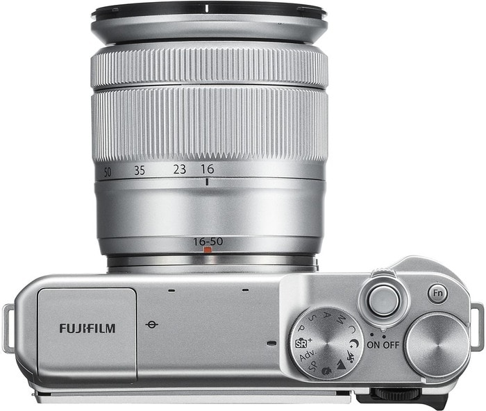Fujifilm X-A10 arriba.
