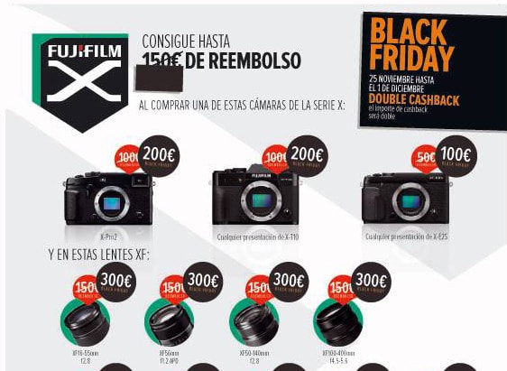 Black Friday Fujifilm España.