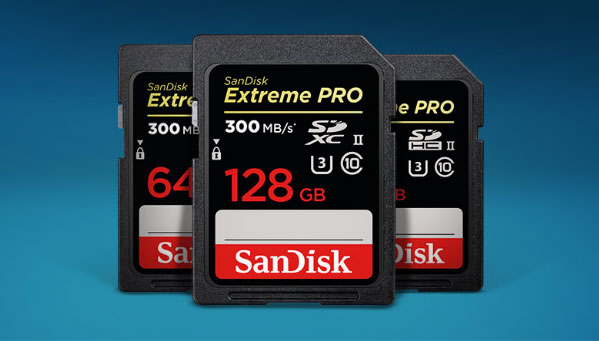 Tarjeta SD Sandisk Extreme Pro UHS-II 300MB/s.