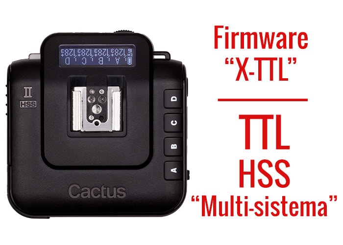 Cactus V6 II, firmware X-TTL
