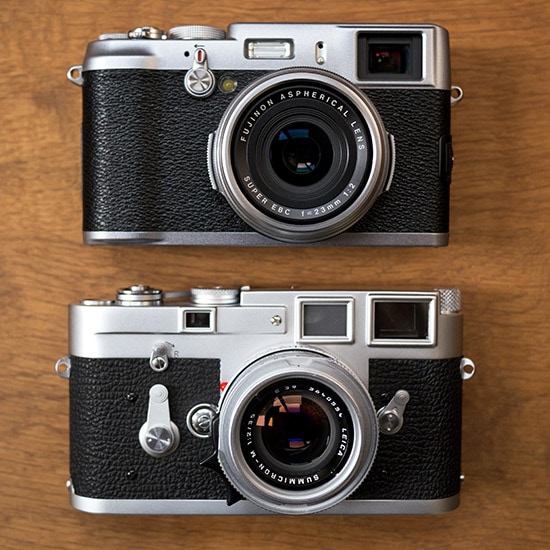 Fuji X100 vs Leica M3, por Nokton.