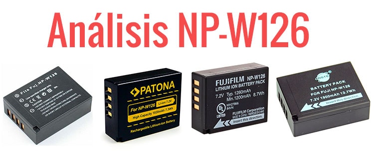 Análisis de baterías NP-W126