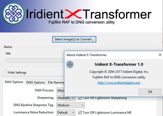 Iridient X-Transformer 1.0 versión final.