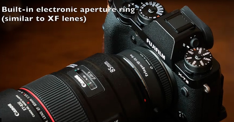 Disponible el adaptador Fringer con autoenfoque de Canon EF a Fuji X por 299$