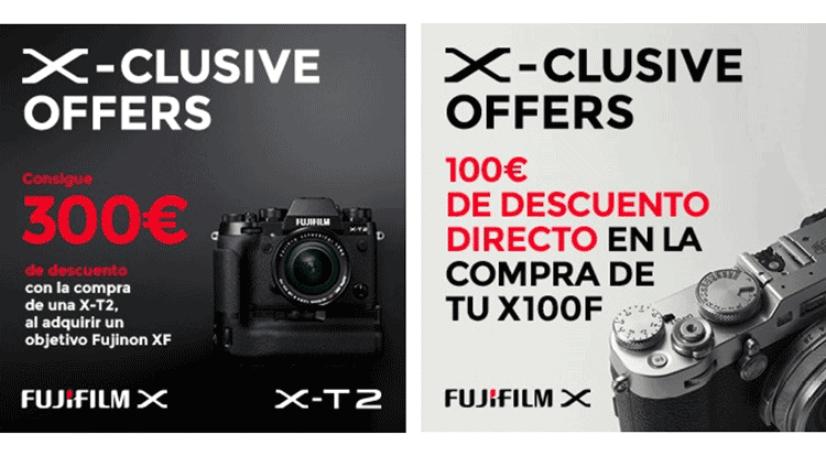 Promociones Fujifilm España de febrero 2018.