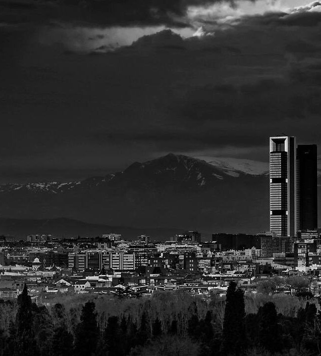 "Skyline madrileño" por Rosa María Guijarro. Fujifilm X-E1.