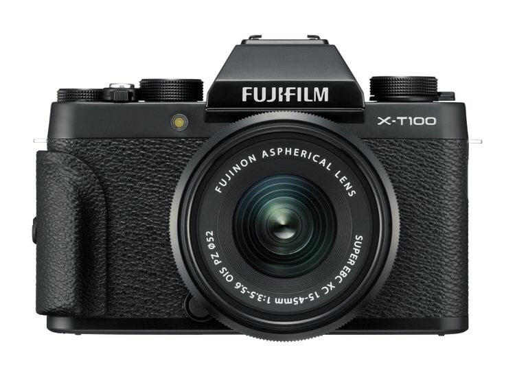 Fujifilm X-T100 + XC-45mm + grip.