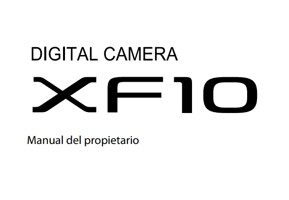 Manual del propietario de la Fujifilm XF10.