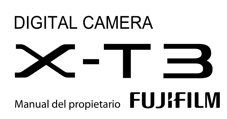 Manual en español de la Fujifilm X-T3.
