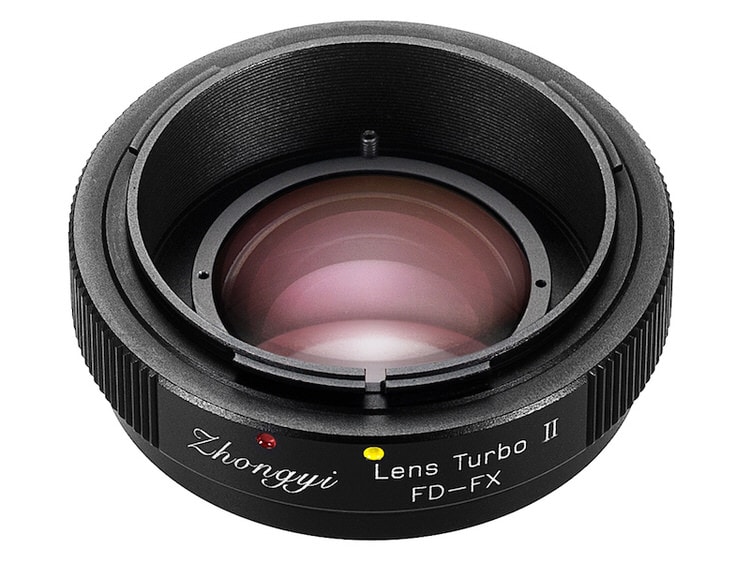 Adaptador Zhongyi Lens Turbo II Canon FD - Fuji X.