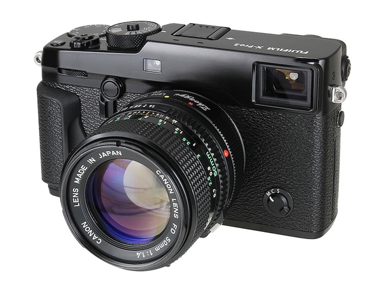 Canon 50mm f/1.4 FD + Lens Turbo II + en Fuji X-Pro2.