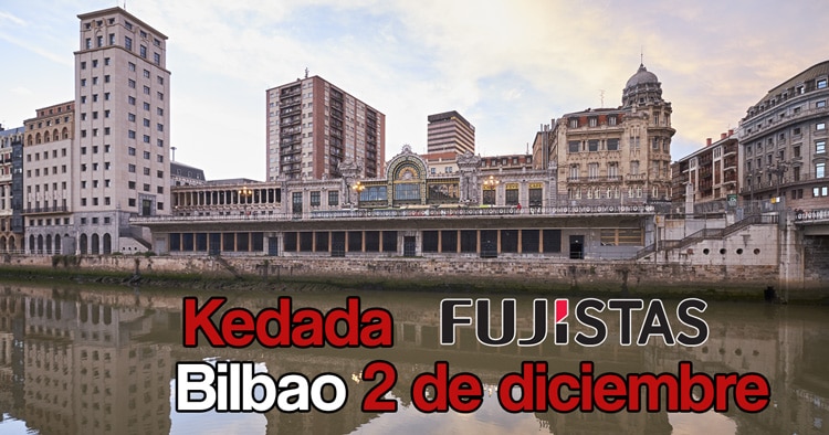 Kedada fujistas en Bilbao 2018.