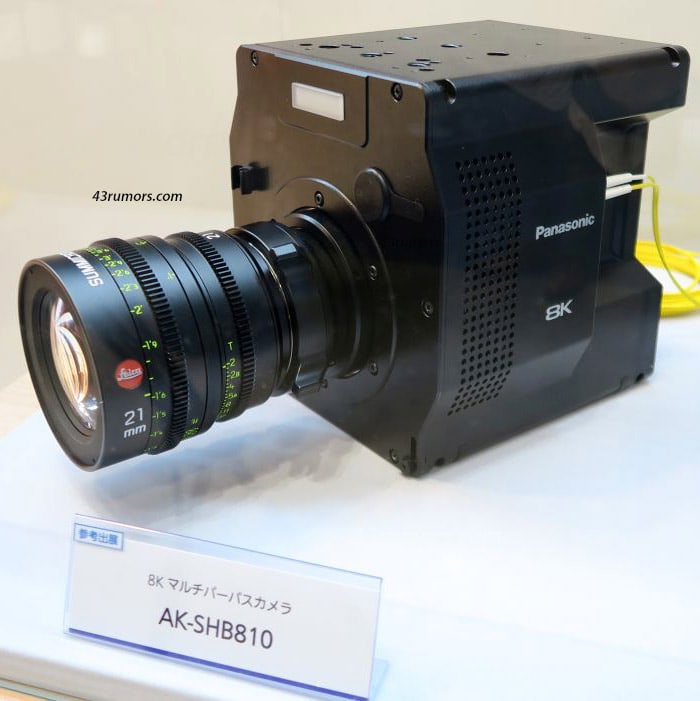 La supuesta nueva videocámara 8k de Panasonic con sensor orgánico.