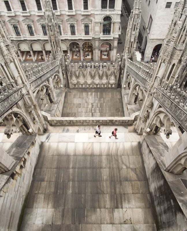 "Vértigo en el Duomo" por Guillermo Vayá. Fujifilm X-T10 + Samyang 12mm f/2.