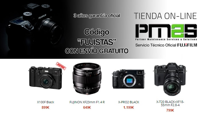 Tienda Outlet del Servicio Técnico Oficial de Fujifilm.