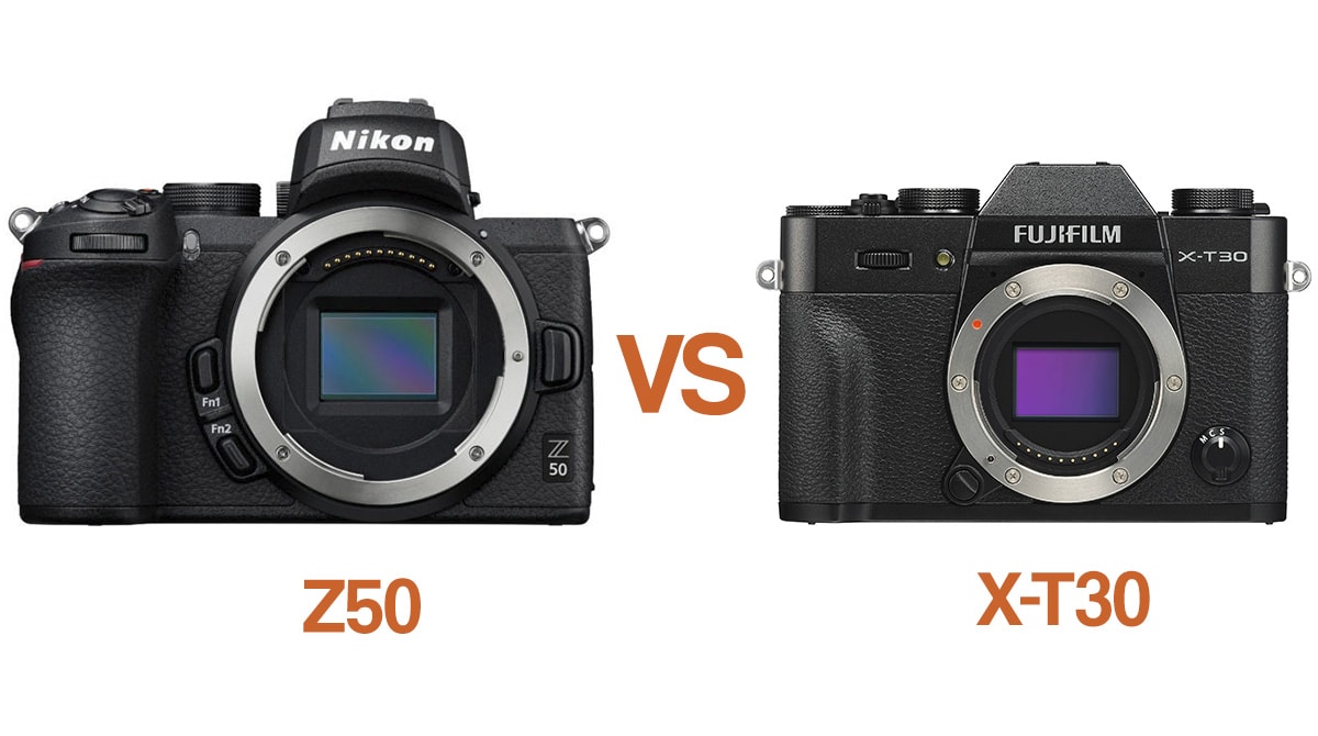 Nikon Z50 frente a Fujifilm XT30.