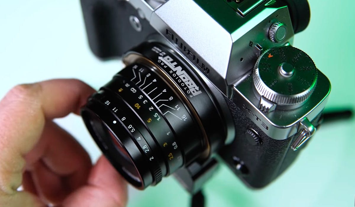 Adaptador Fotodiox Pronto Leica M a Fuji X con auteonfoque.