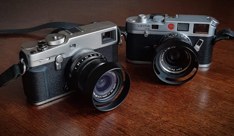X-Pro3 y Leica M6